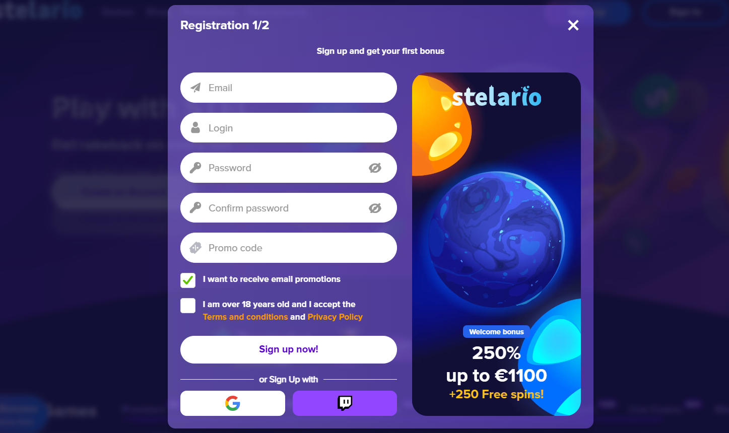 Stelario Casino